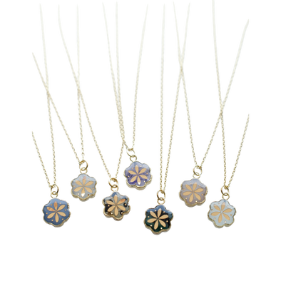 Camilla Gemstone Flower Necklace