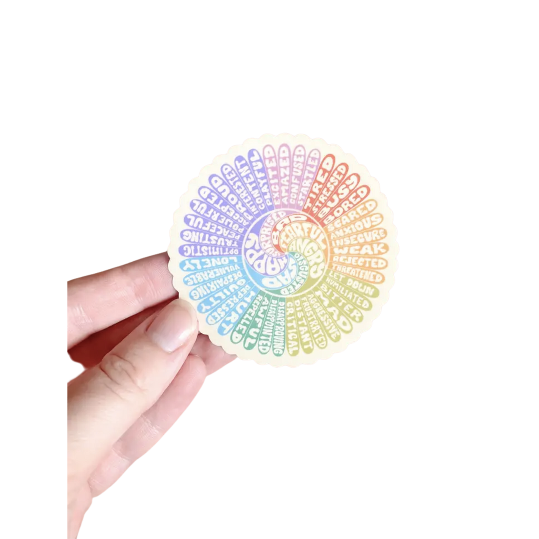 Groovy Feelings Wheel Sticker