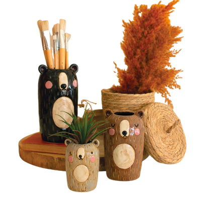 Ceramic Bear Planter