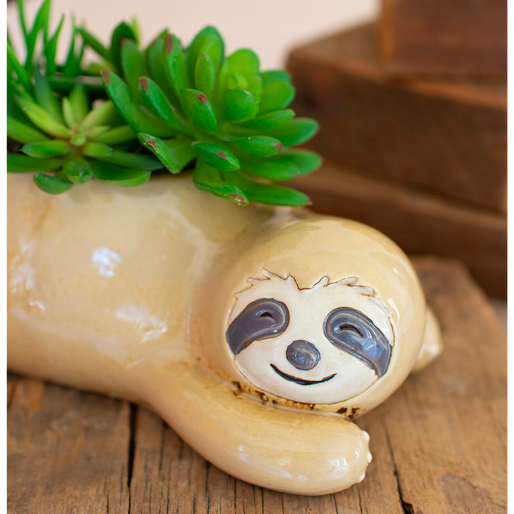 Ceramic Sloth Planters