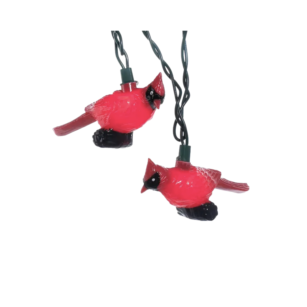 10/L Plastic Red Cardinal Light Set