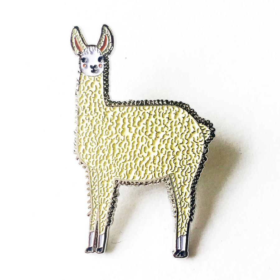 Llama Enamel Pin