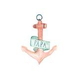 "Papa" Temporary Tattoo