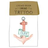 "Papa" Temporary Tattoo