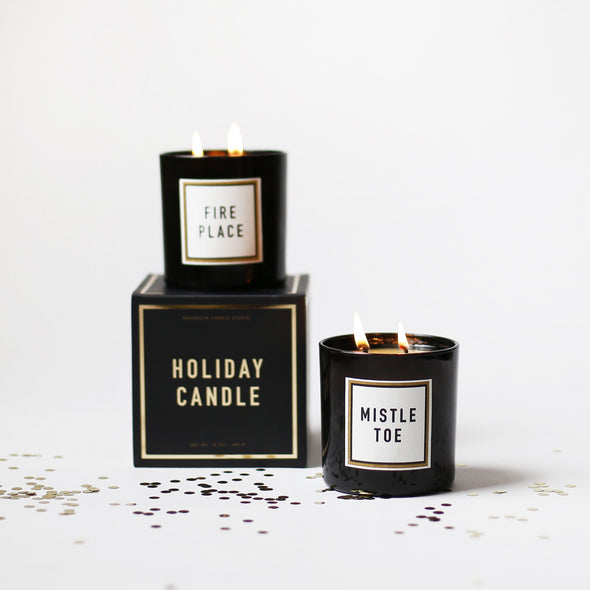 Mistletoe Double Wick Holiday Candle