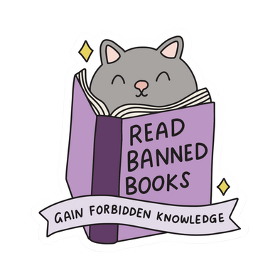 Read Banned Books Gain Forbidden Knowledge Magnetic Book Mark