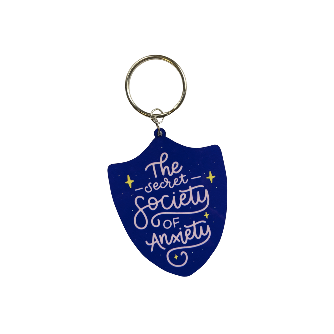Secret Society of Anxiety Keychain