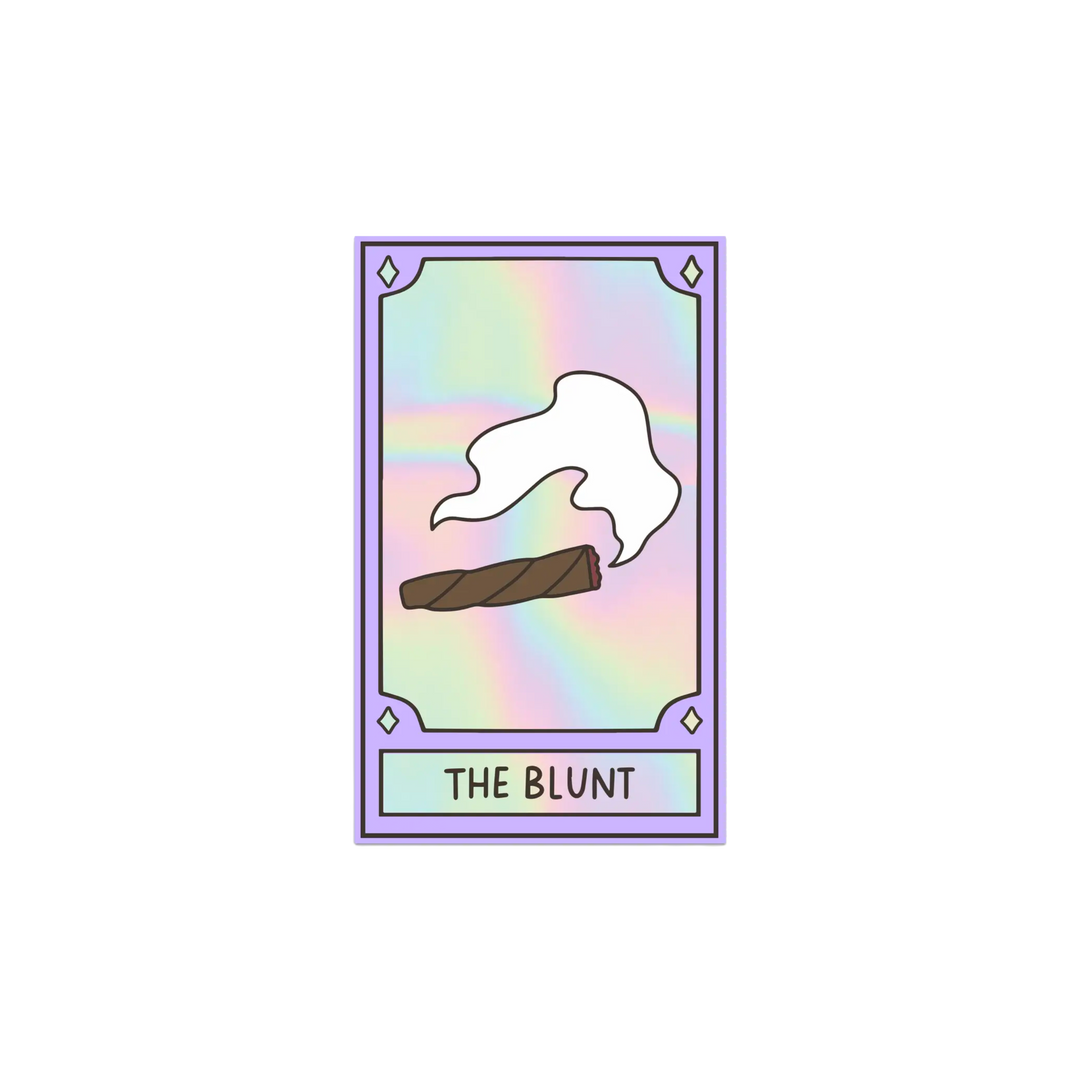 The Blunt – Weed Tarot Vinyl Sticker
