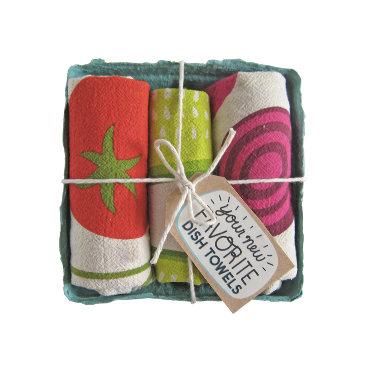 Farmers Market - Dish Towel Set of 3