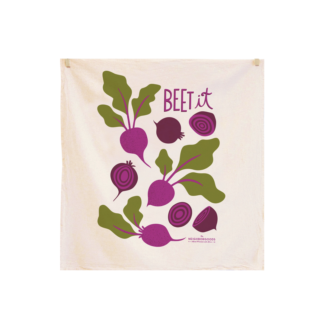 Beet It Dish Towel