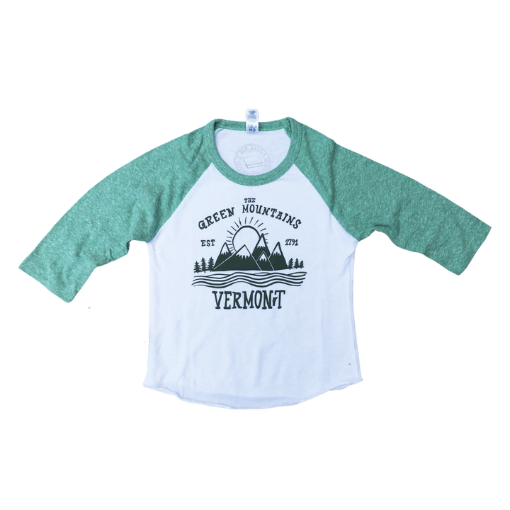 Green Mountain Kids Baseball Tee