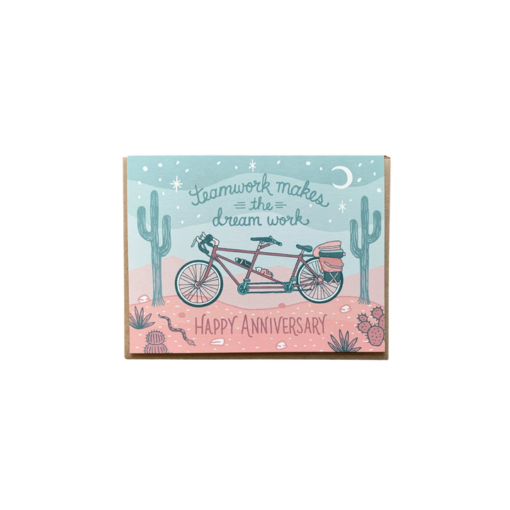 Tandem Anniversary Card