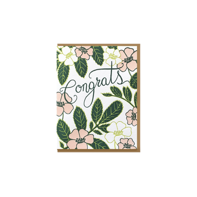 Congrats Flowers Card