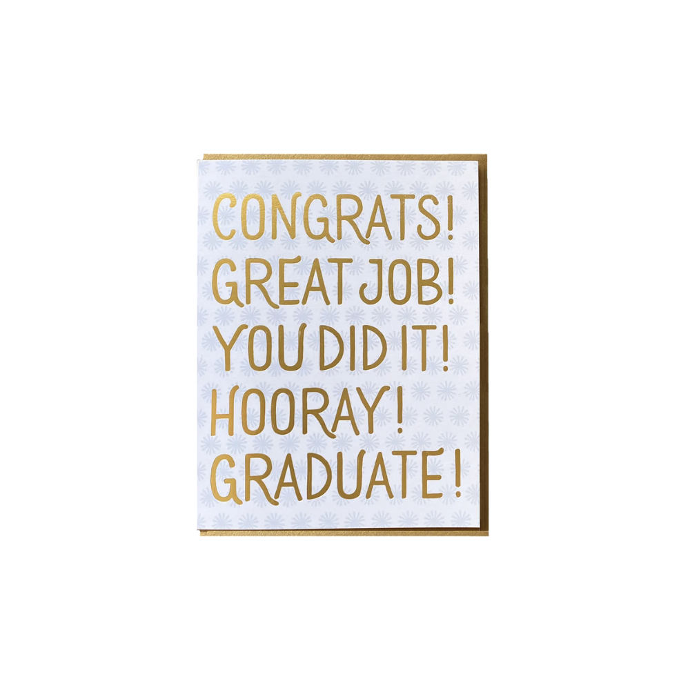 Congrats Grad Words Card
