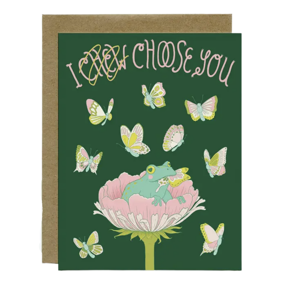 I Chew You Love and Friendship Card
