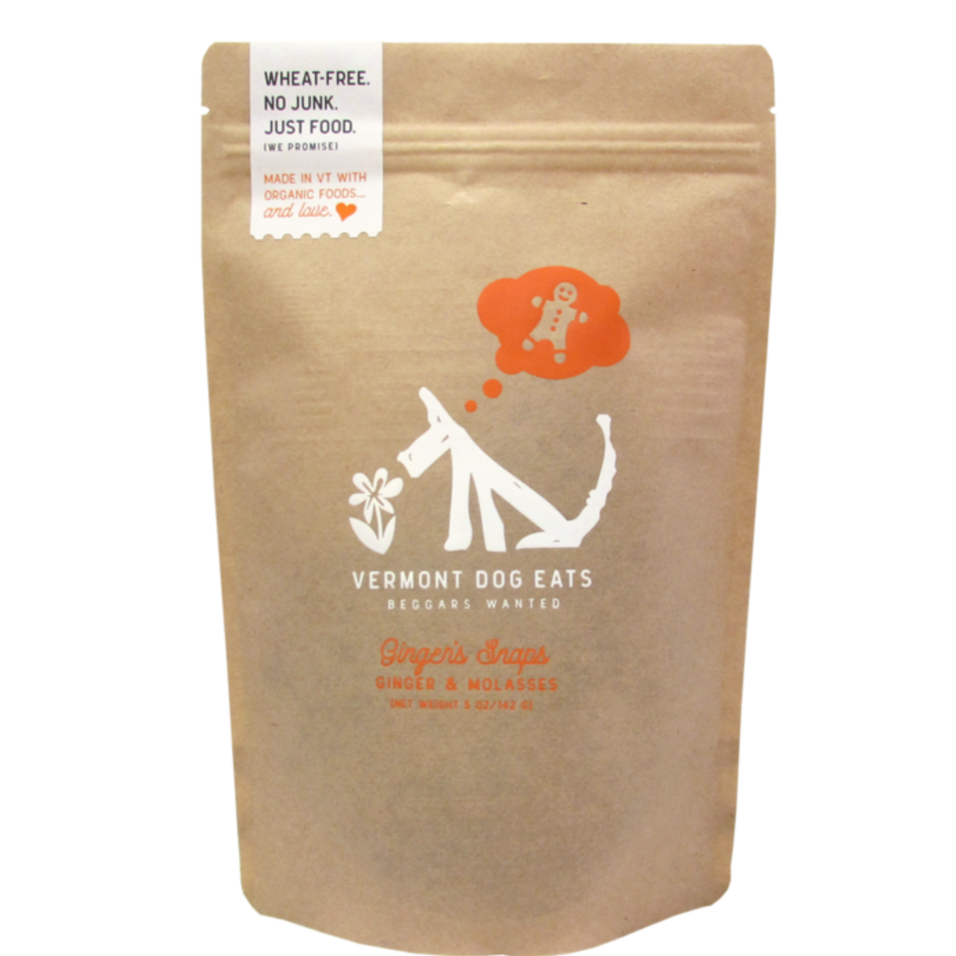 Ginger's Snaps - Organic Ginger & Molasses Dog Treats