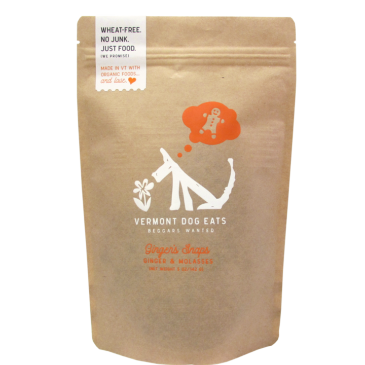 Ginger's Snaps - Organic Ginger & Molasses Dog Treats