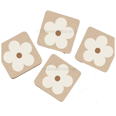 Terra Daisy Coaster Set of 4