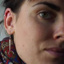 Tine Earrings - Brass
