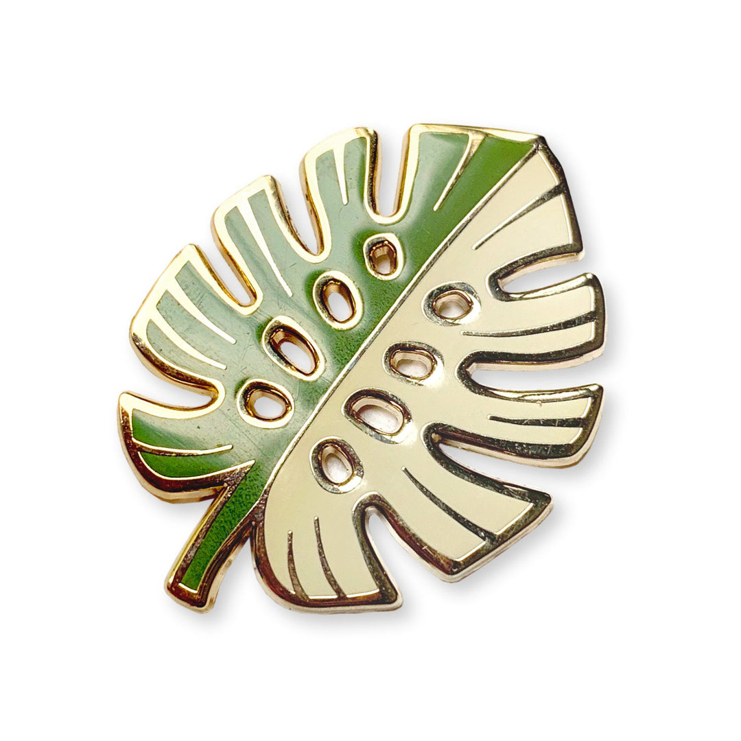 Variegated Monstera Pin