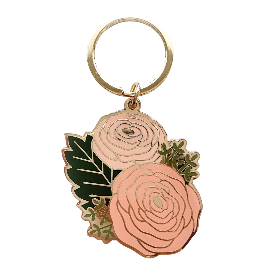 Ranunculus Keychain