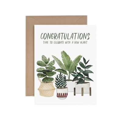 Congratulations New Plant Card