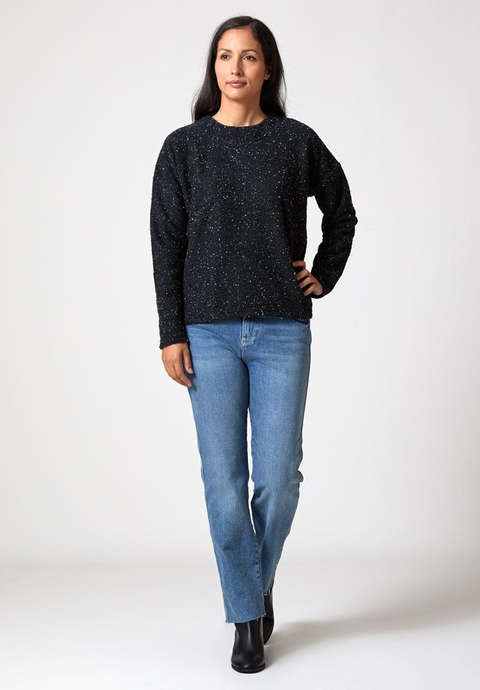 Pebble Knit Sweatshirt