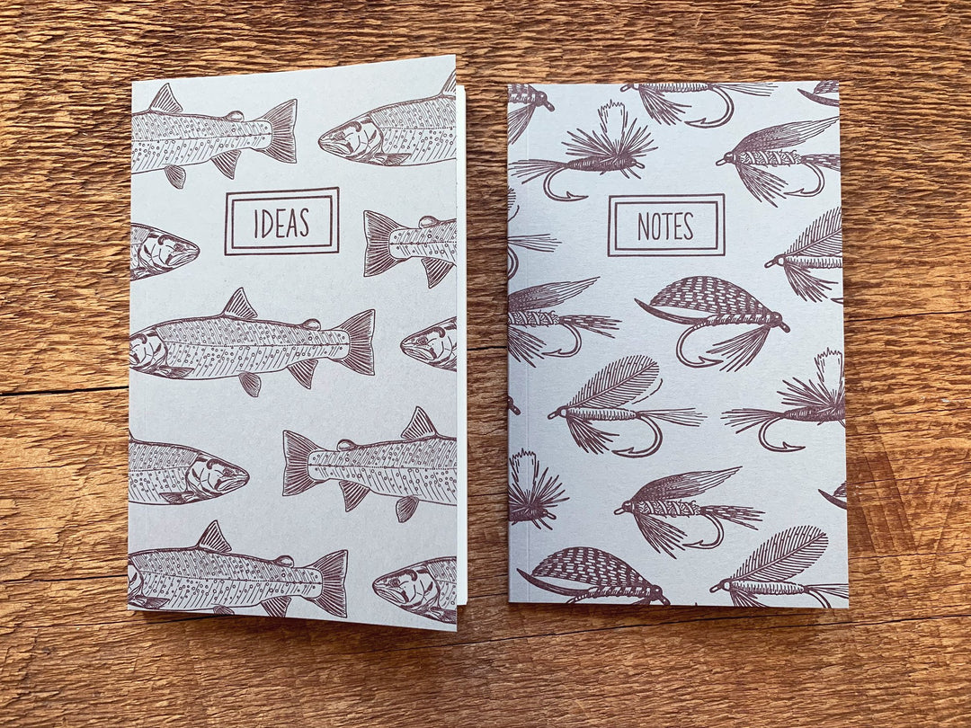 Trout & Fishing Flies Pocket Notebook Set