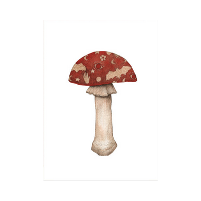Spooky Mushroom - Greeting Card