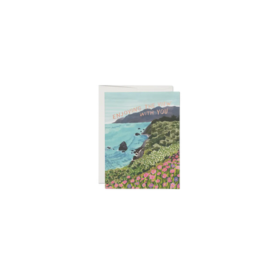 Enjoying the View Love Greeting Card