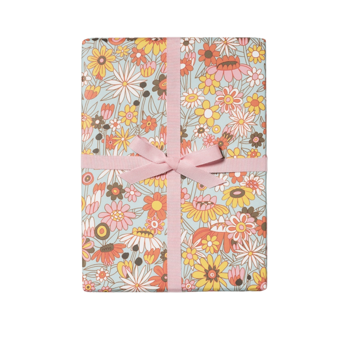 Groovy Bloom Gift Wrap