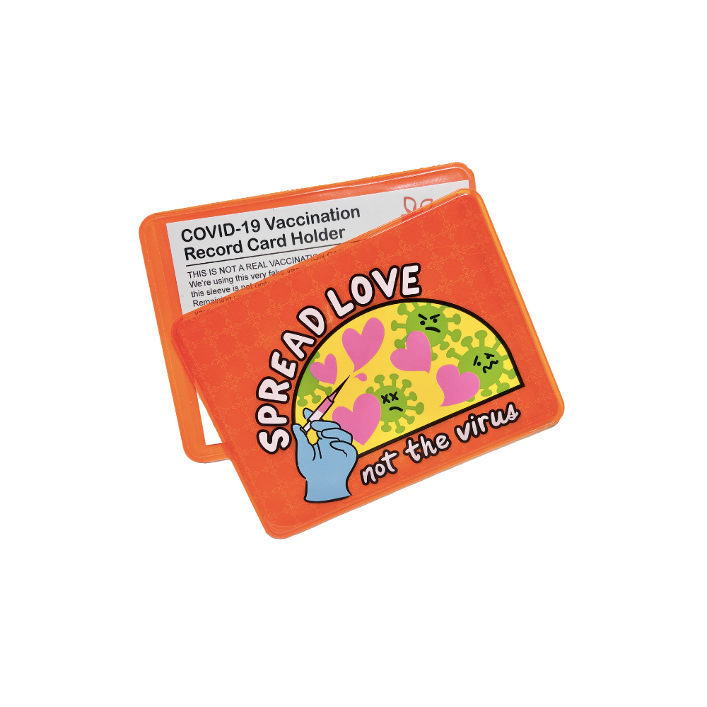 Spread Love Not the Virus Vaccine Card Holder