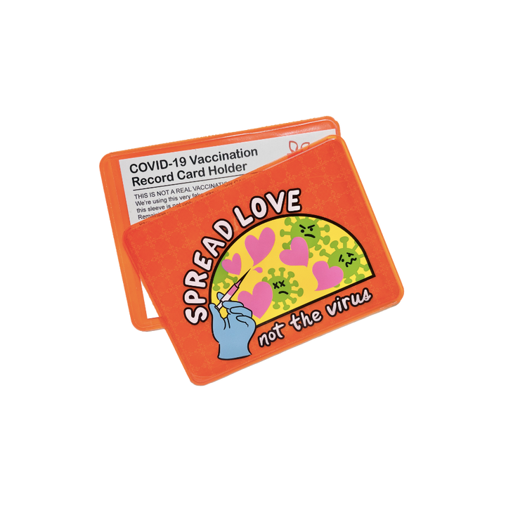 Spread Love Not the Virus Vaccine Card Holder