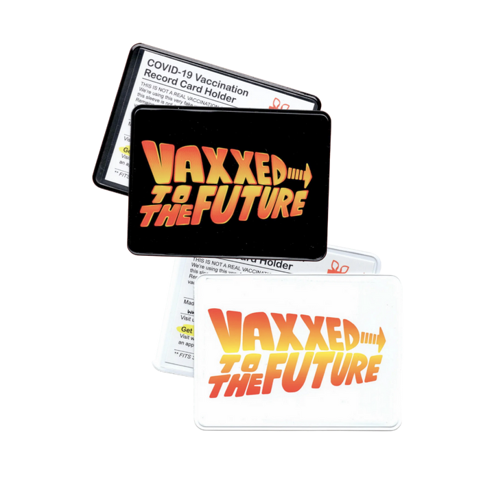 Vaxxed to the Future Vaccination Card Holder
