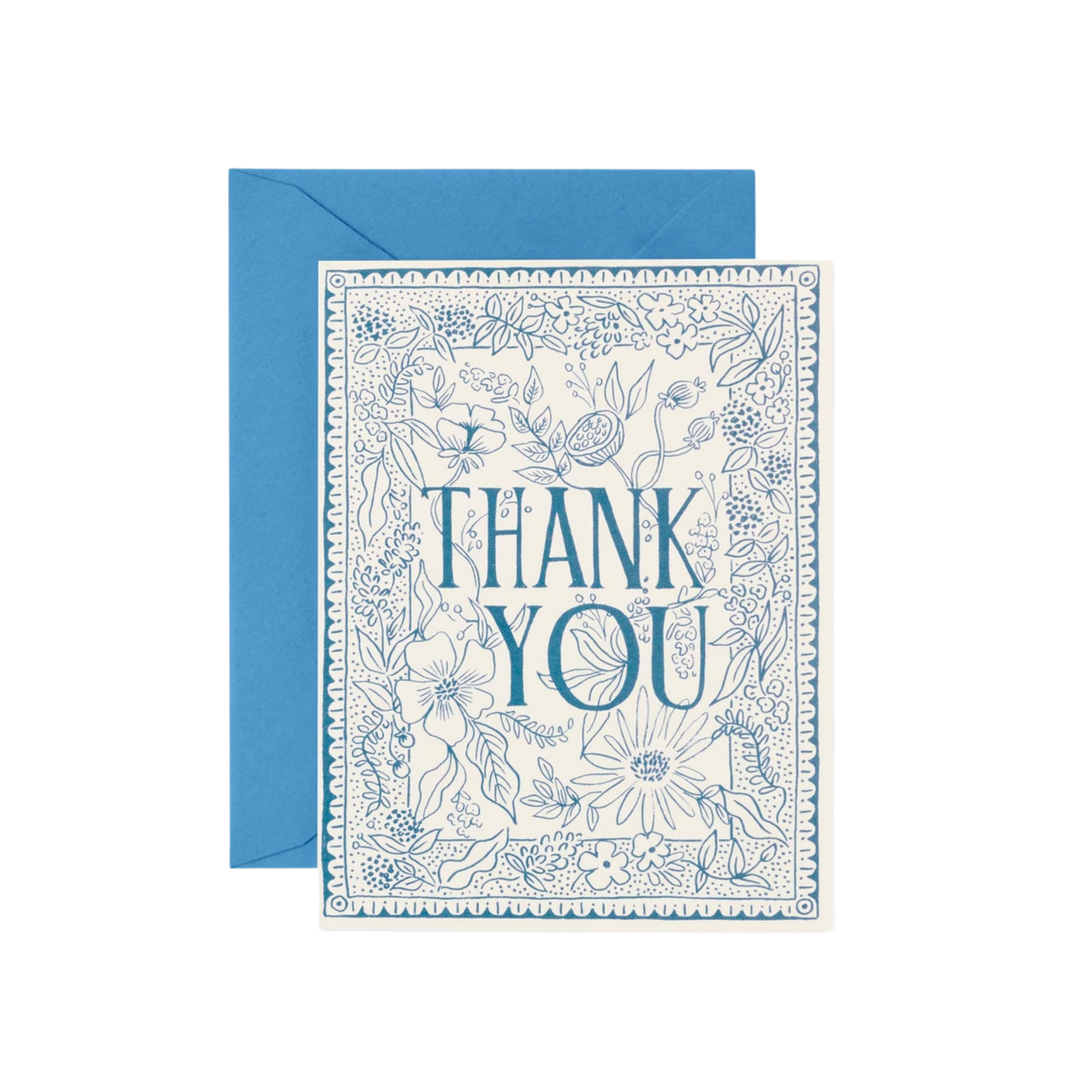 Delft Thank You Card