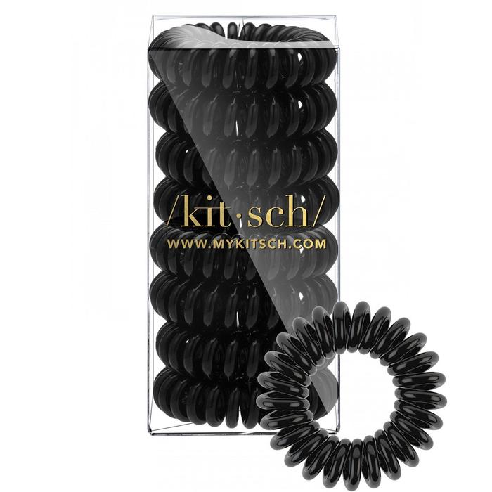 Black Hair Coils- Set of 8