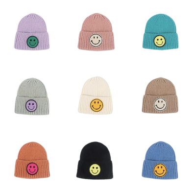 Happy Face Kids Beanie
