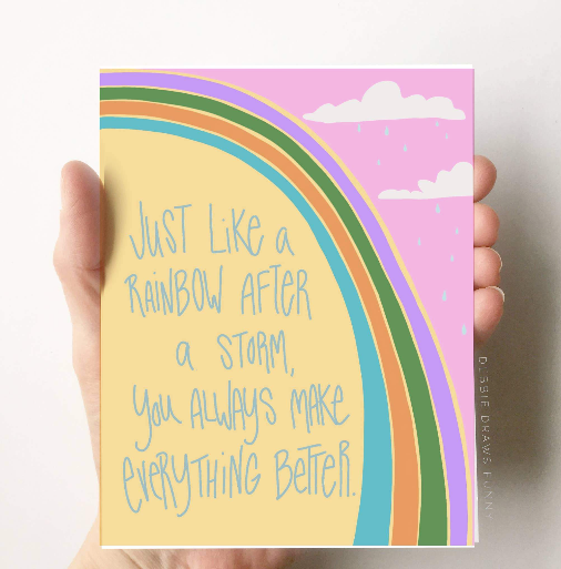 You make it better Friendship Love Card