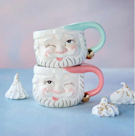 Papa Noel Santa Mug Winking