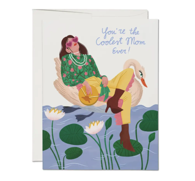 Swan Mom Card