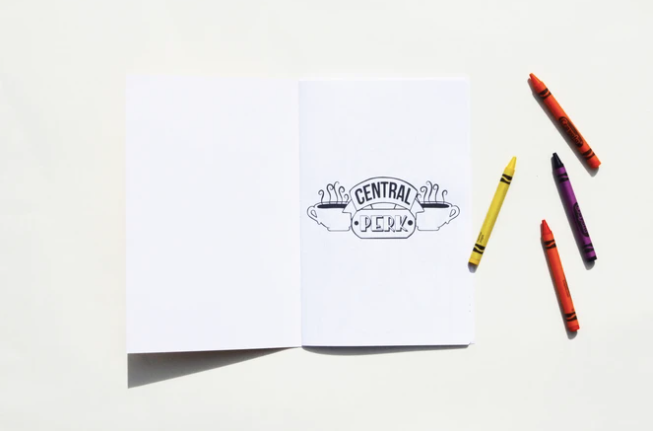 Friends Coloring Book