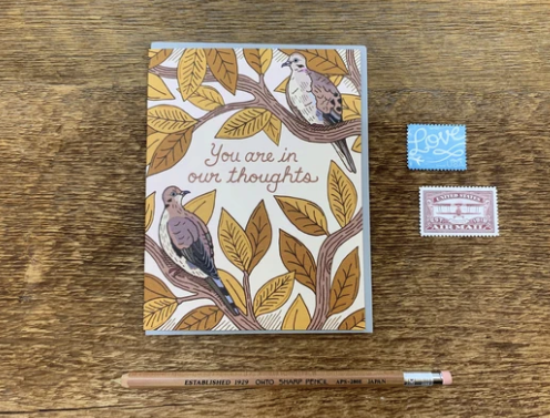 You are in our Thoughts Greeting Card