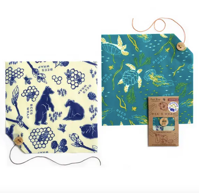 Sandwich Wrap Wildlife Value Pack - Oceans + Bees & Bears