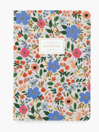 Wild Rose Stitched Notebook Set