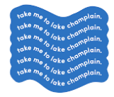 Take Me to Lake Champlain Sticker