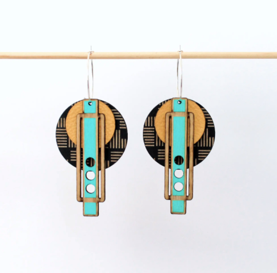 Wright Earrings in Geo