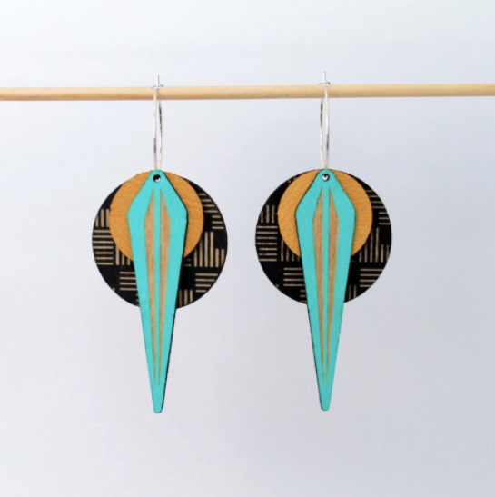 La Naja Earrings in Geo