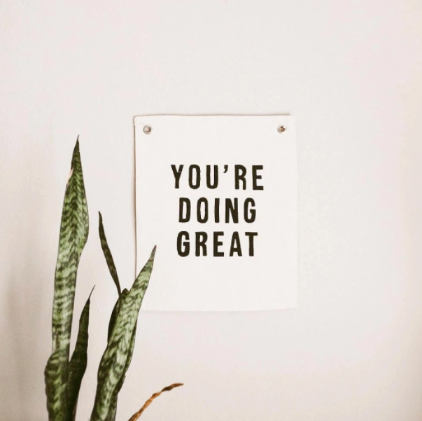 You're Doing Great Banner