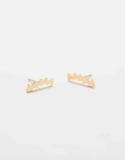 Gold Triangle Ear Crawlers
