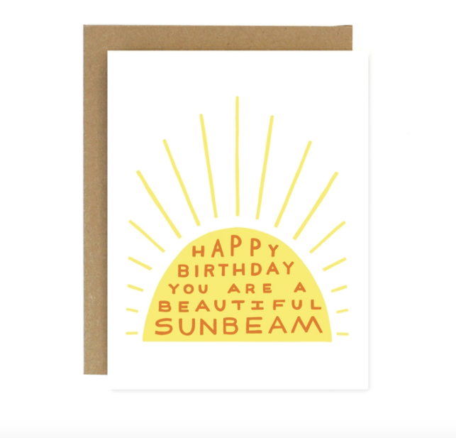 Sunbeam Birthday Card